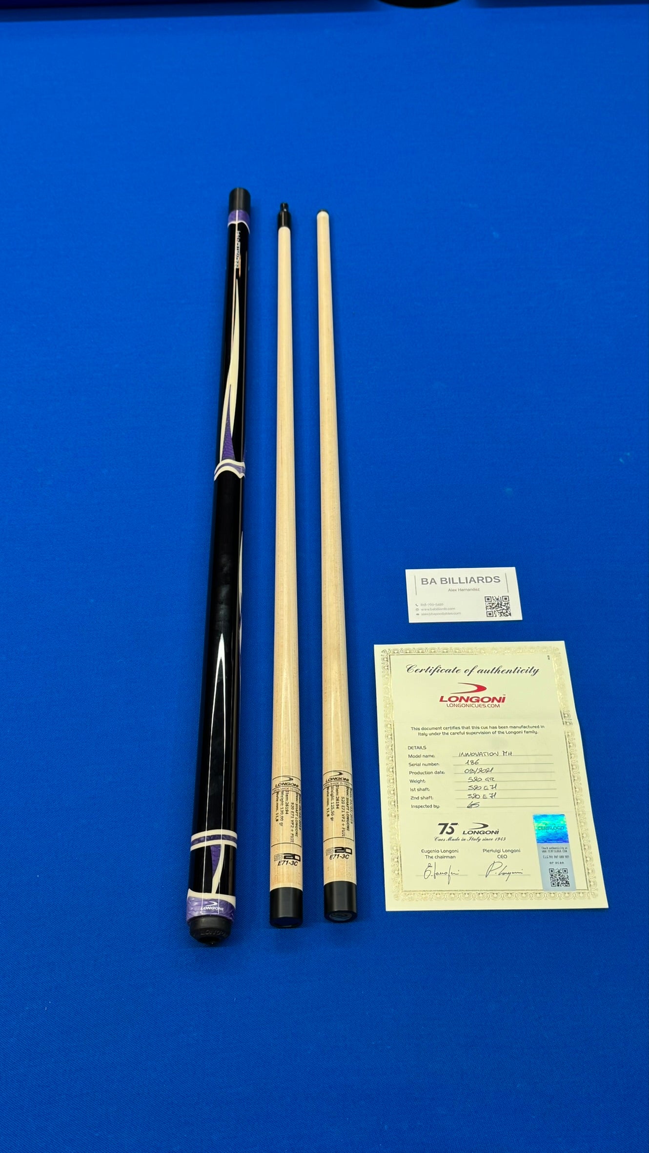 Innovation MH Carom Cue Longoni