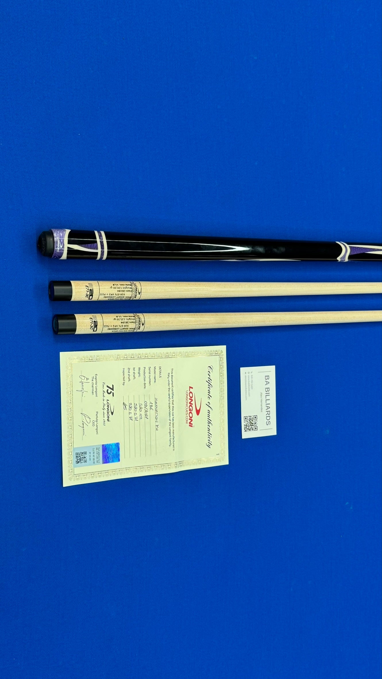 Innovation MH Carom Cue Longoni