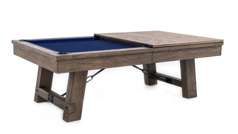 Isaac Pool Table Silvered Ash