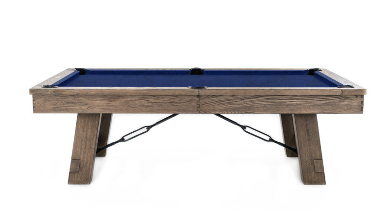 Isaac Pool Table Silvered Ash