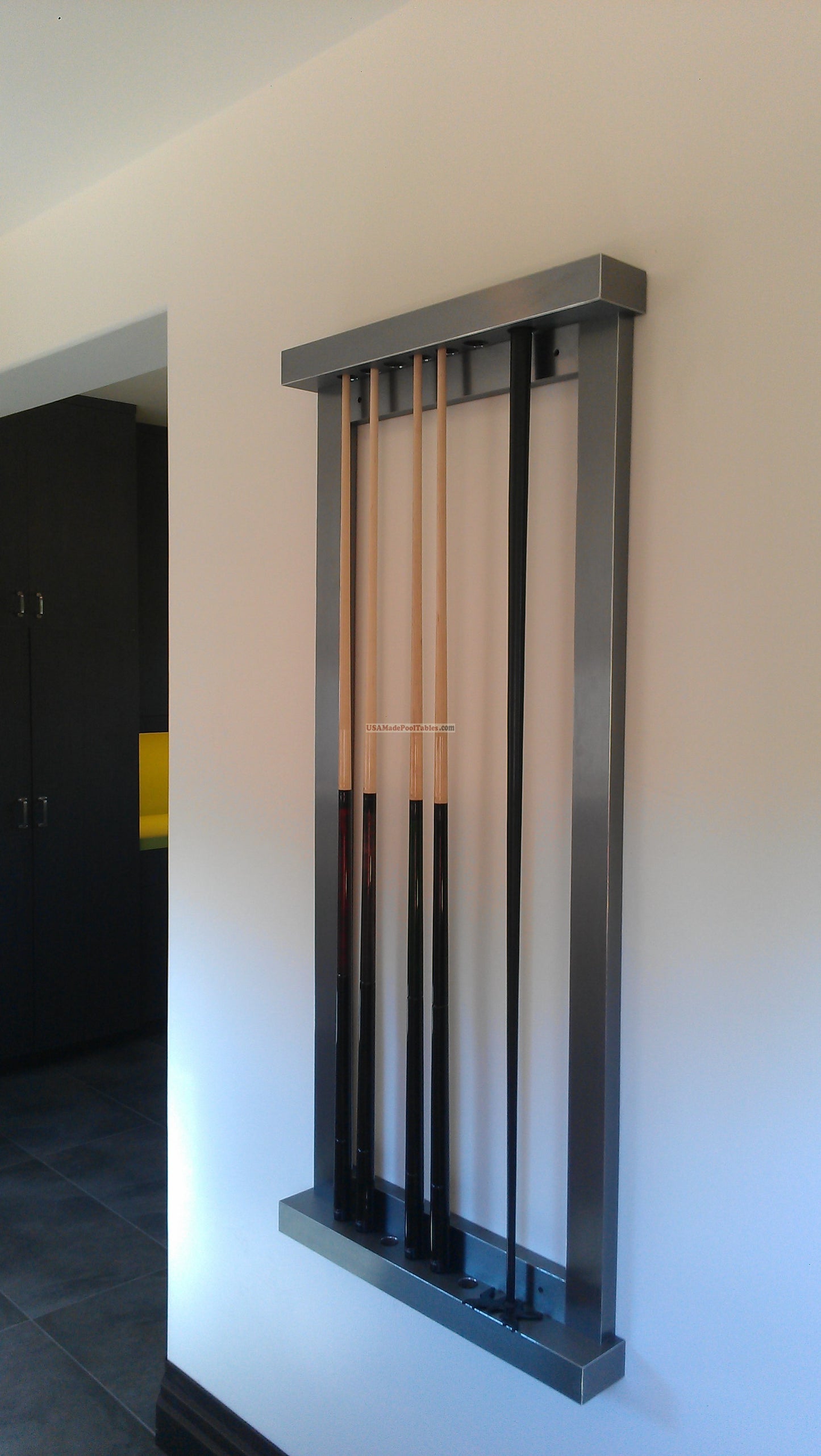 Modern Wall Cue Rack