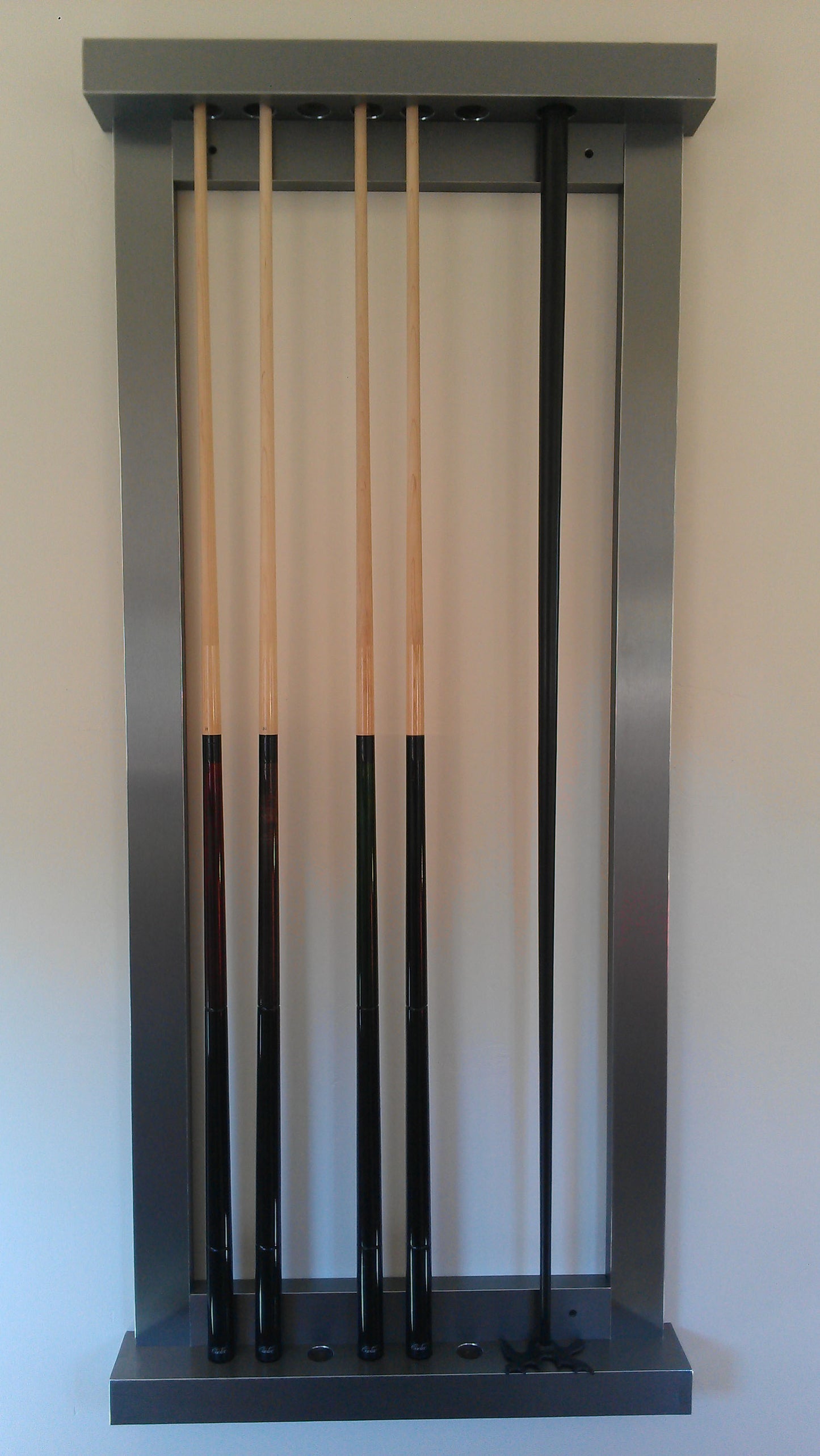 Modern Wall Cue Rack