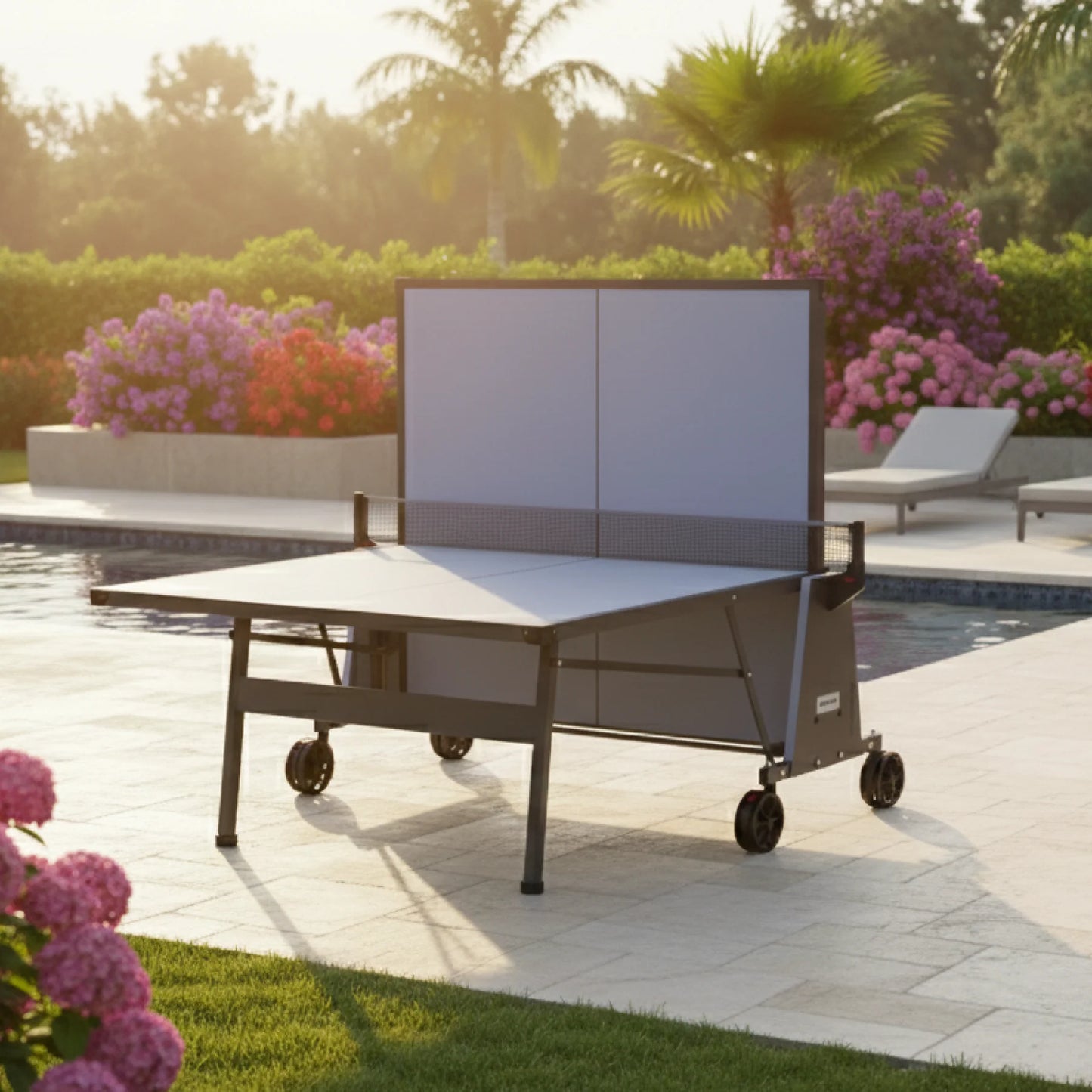 Monaco Outdoor Table Tennis Table 2-Player Bundle