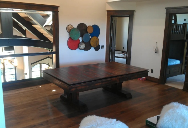 Rustic Pool Table