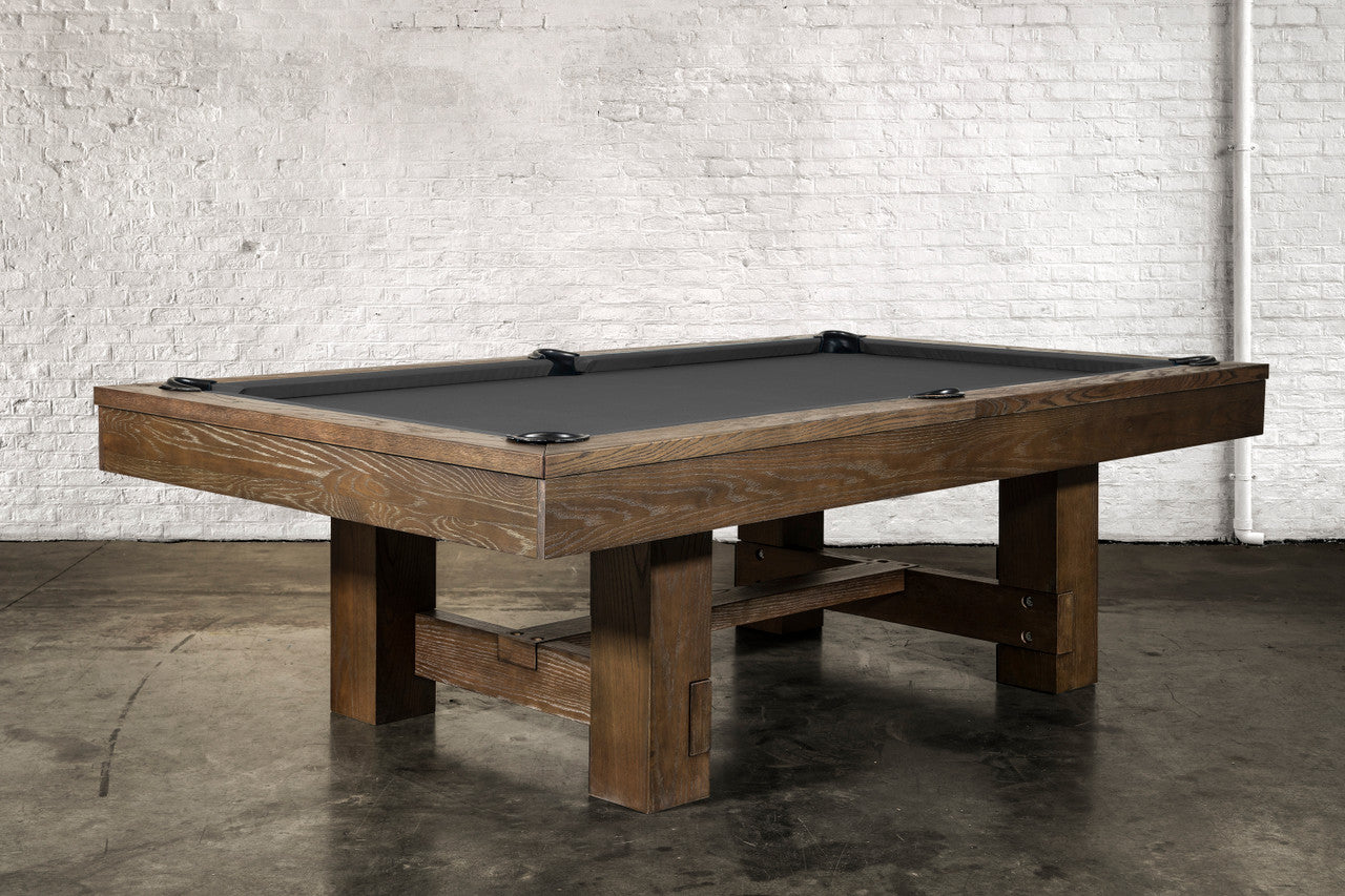 Arrowhead Pool Table Brown Wash