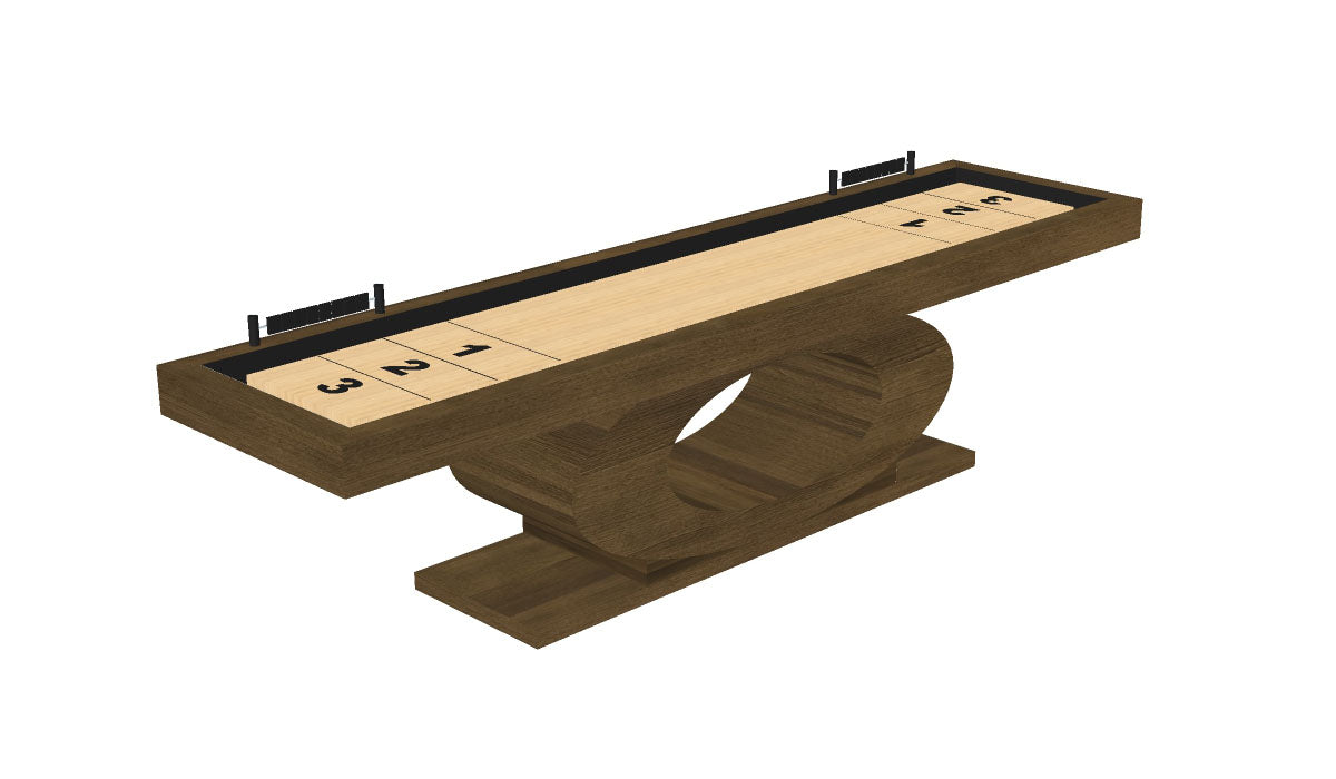 Oval Shuffleboard Table