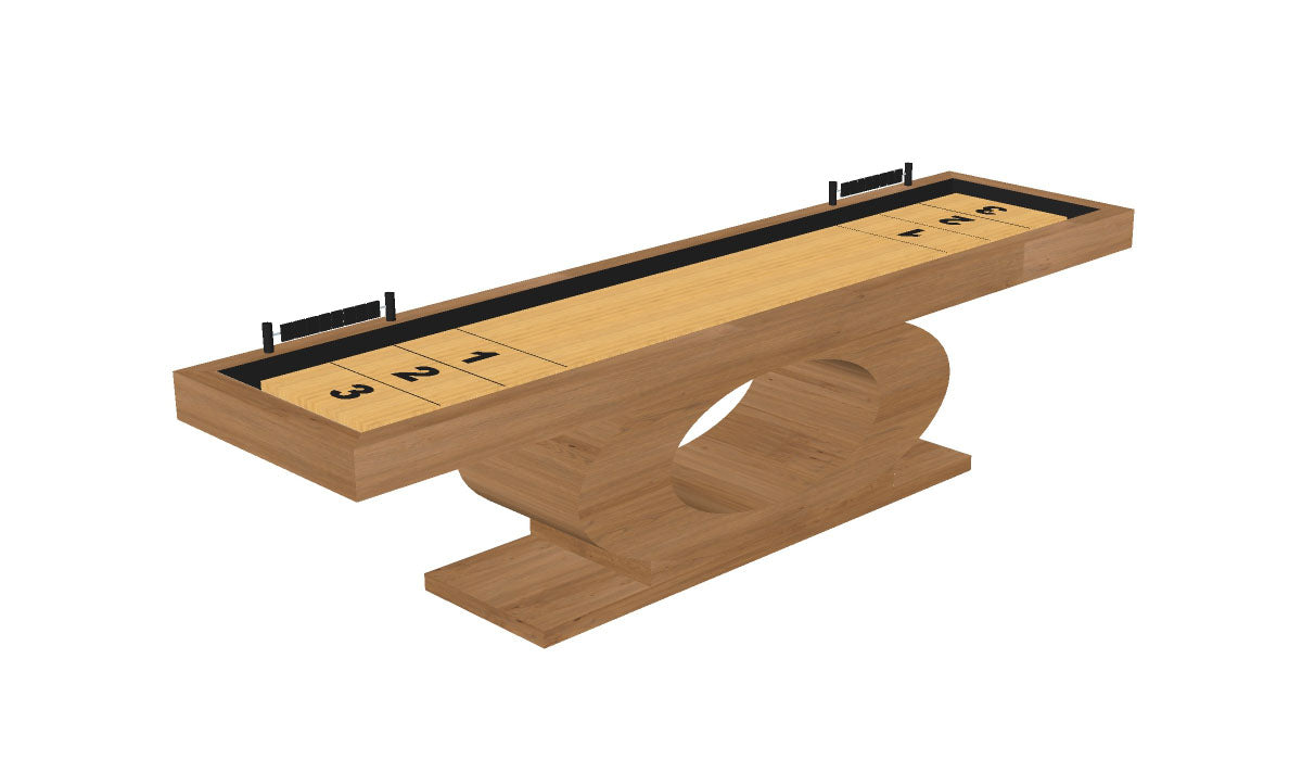 Oval Shuffleboard Table