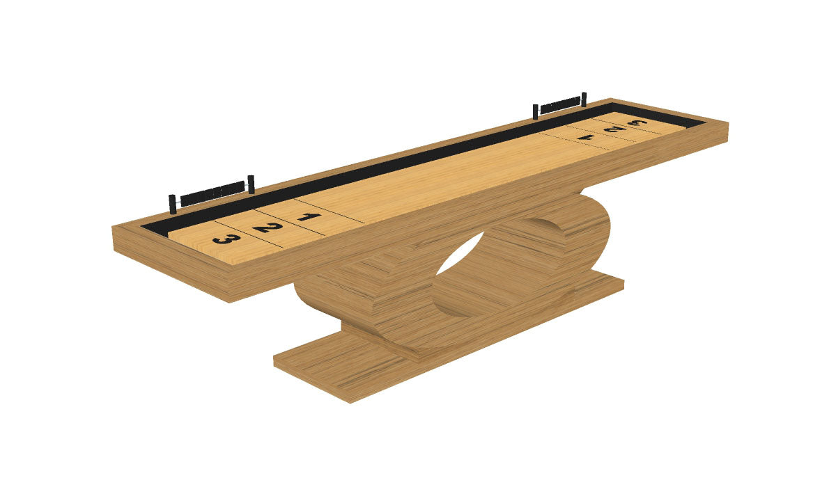 Oval Shuffleboard Table