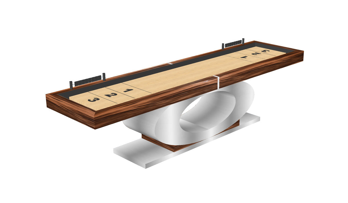 Oval Shuffleboard Table