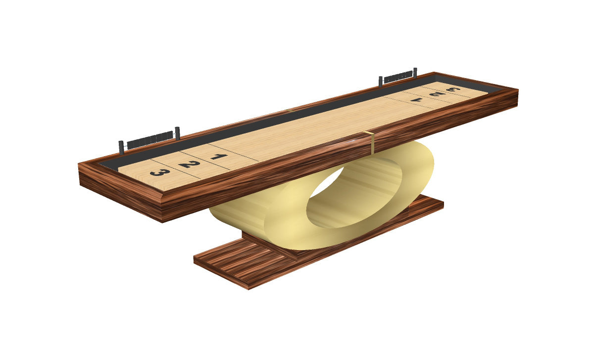 Oval Shuffleboard Table