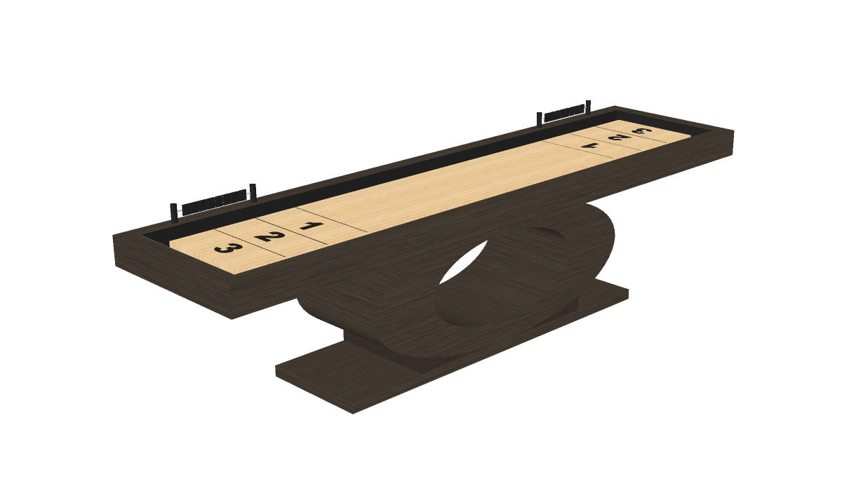 Oval Shuffleboard Table