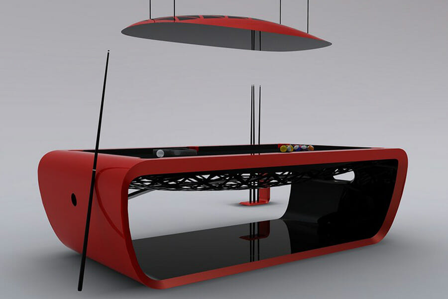 Blacklight Pool Table