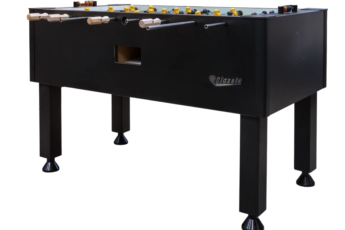 Tornado Foosball Table Classic Black Matte