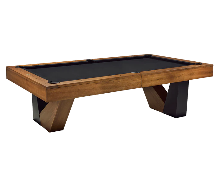 Annex Pool Table Brushed Walnut