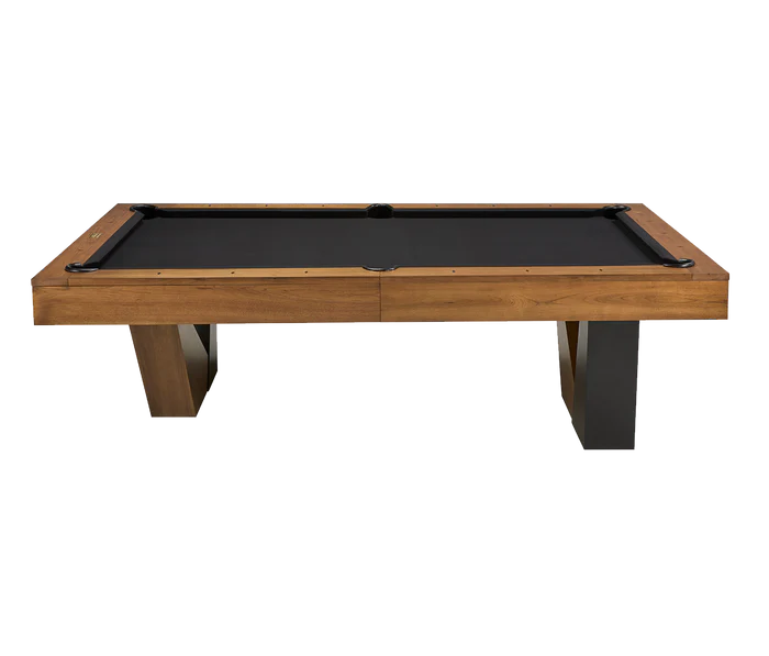 Annex Pool Table Brushed Walnut