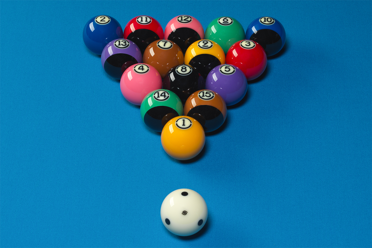 Aramith Black Ball Set