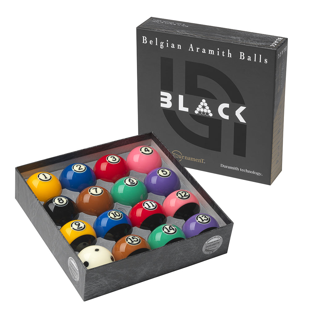Aramith Black Ball Set