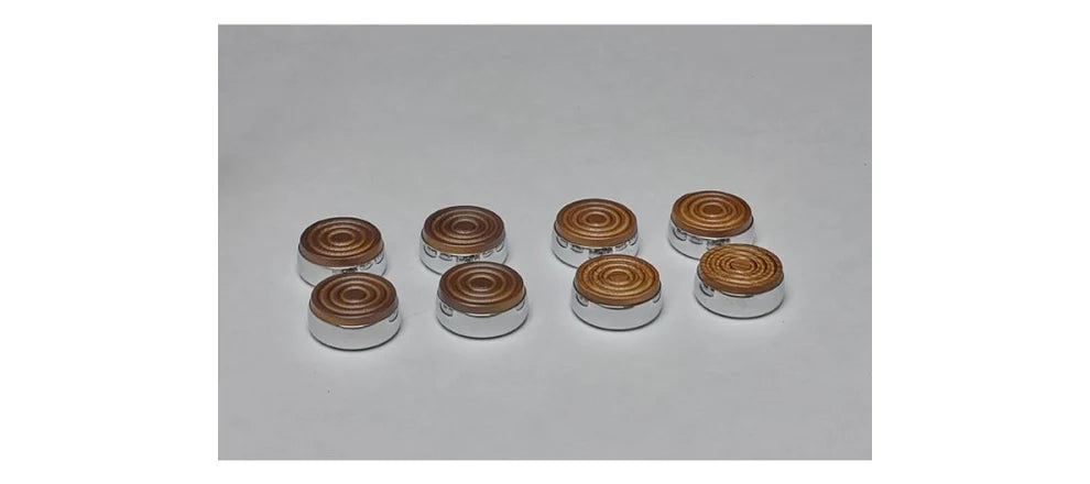 Shuffleboard Weights Wood Caps