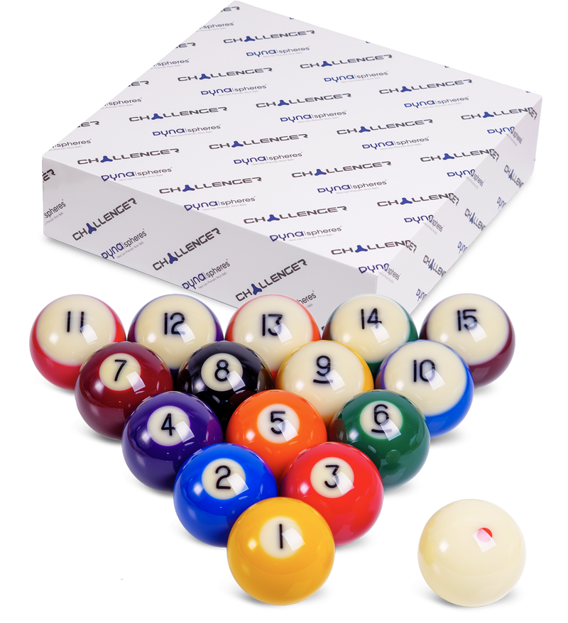 Dynaspheres Challenger 572 Pool Ball Set