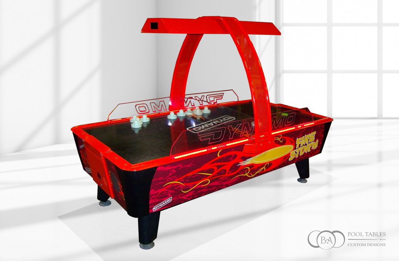 Fire Storm Air Hockey Table