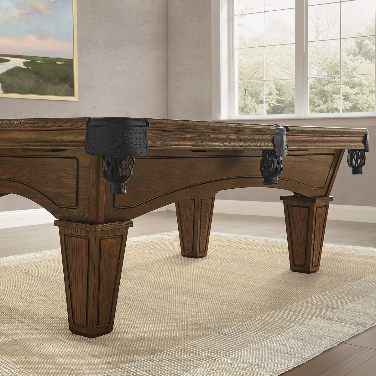 Imperial Hayden 7 ft Pool Table in Russet with Tapered Leg - product photo 2