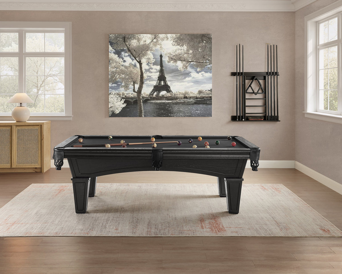 Imperial Hayden 8 ft Pool Table in Onyx with Tapered Leg - product photo 2