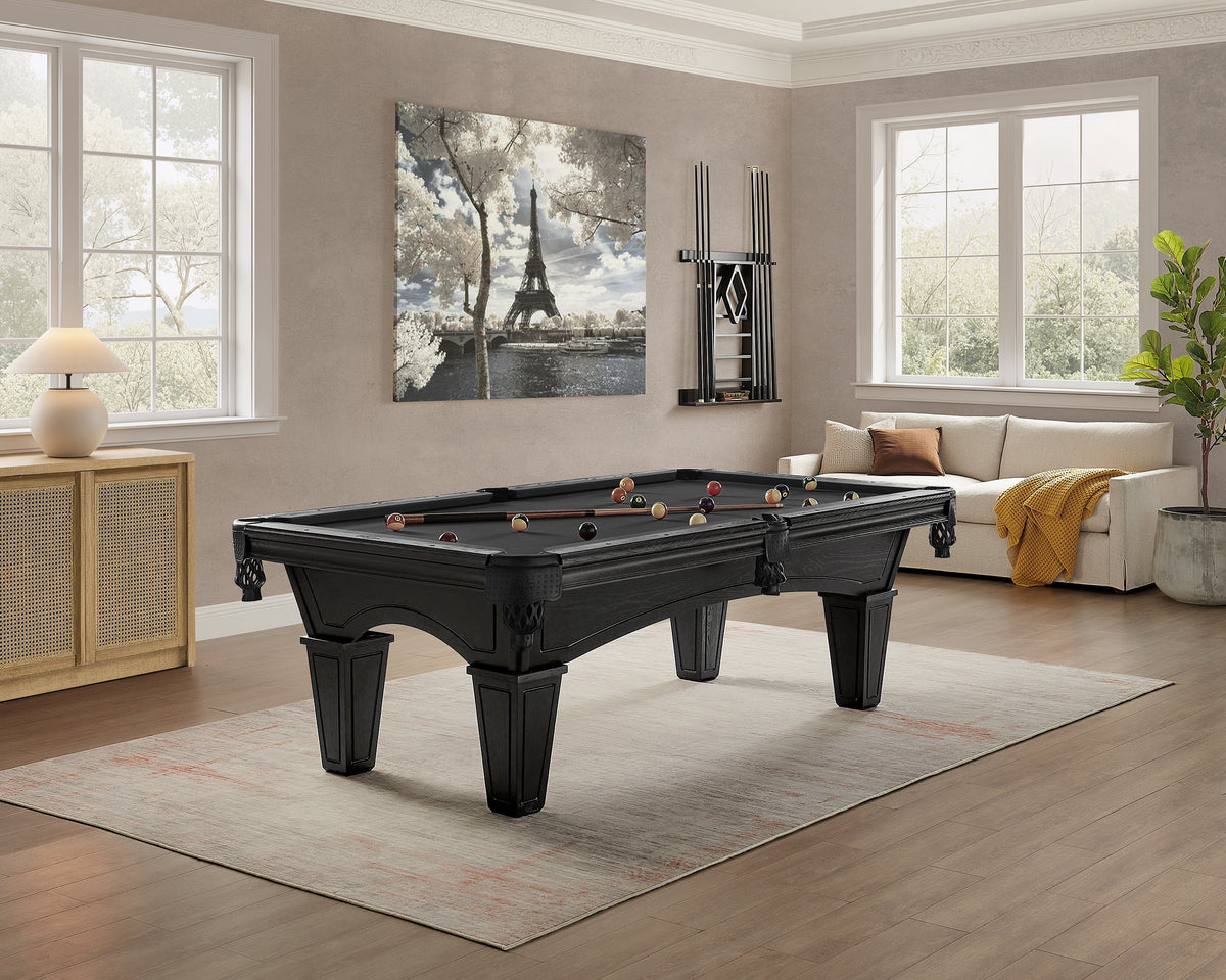 Imperial Hayden 8 ft Pool Table in Onyx with Tapered Leg - product photo 3