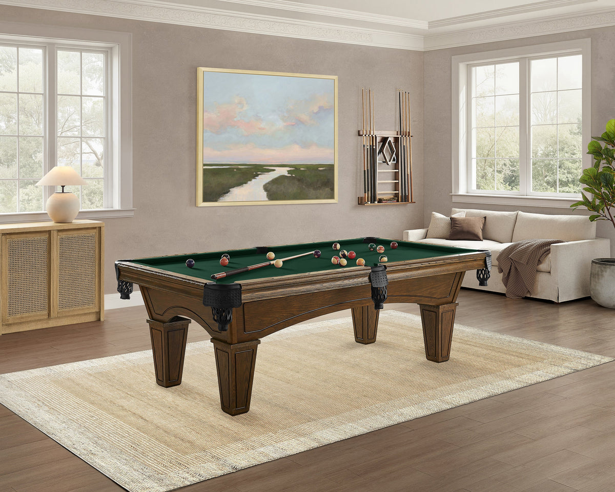 Imperial Hayden 8 ft Pool Table in Russet with Tapered Leg - product photo 2