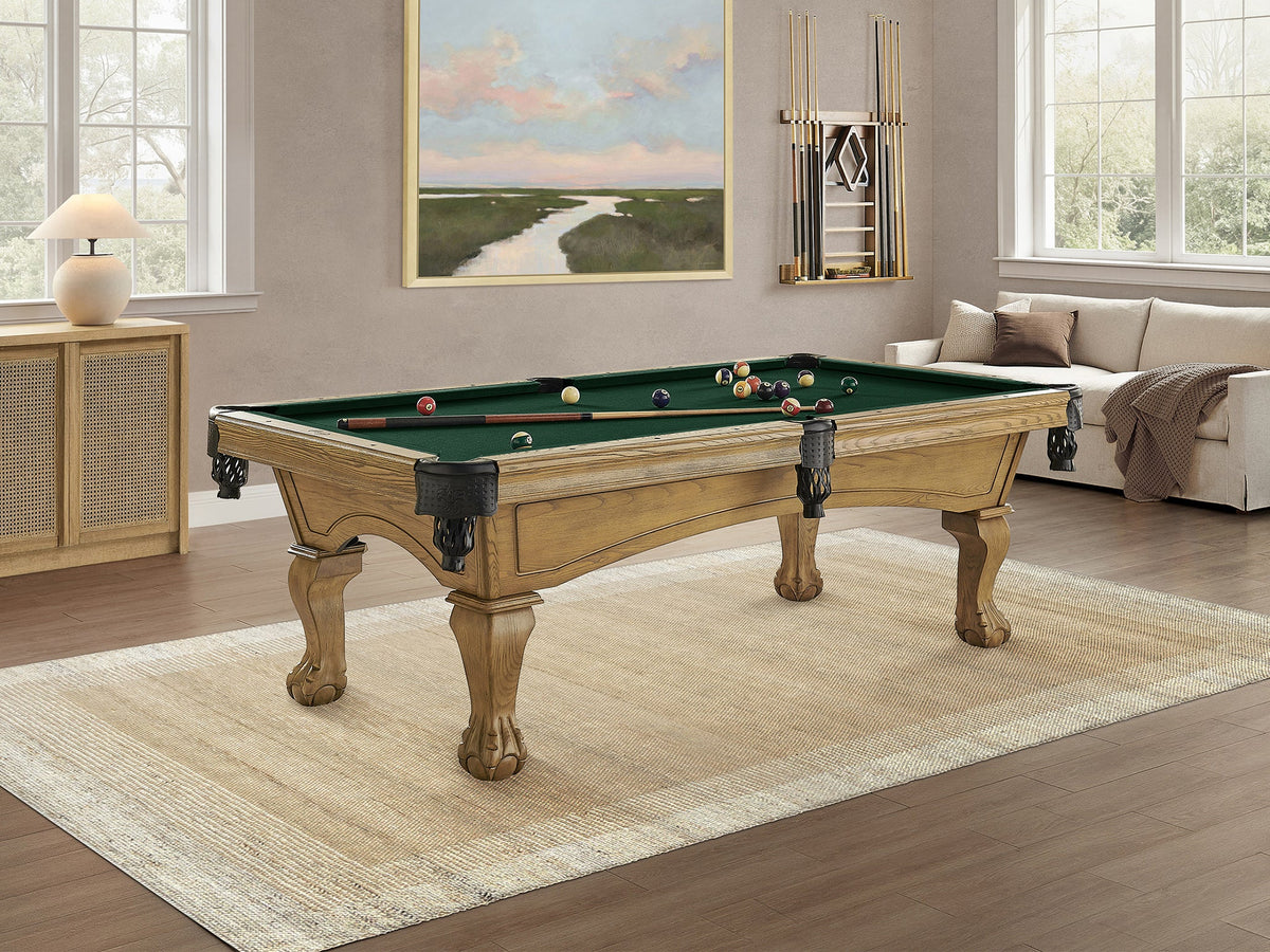 Imperial Hayden 8 ft Pool Table in Wheat with Ball & Claw Leg - product photo 1