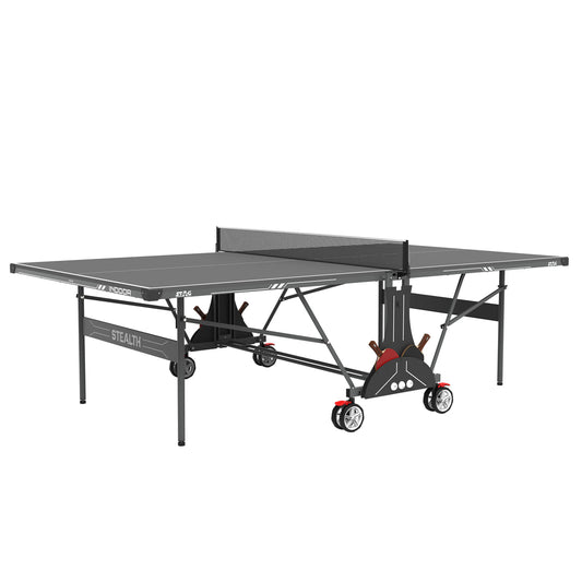 STAG Stealth Indoor Table Tennis Table 2-Player Bundle