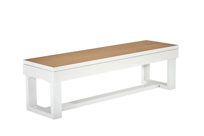 Lanai Out Door Pool Table Pearl White