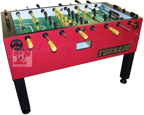 Tornado T-3000 Foosball Table — Crimson Red